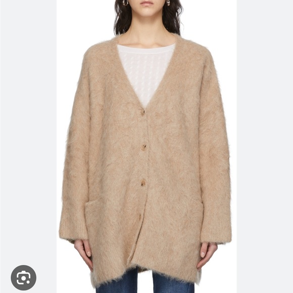 Toteme oversized alpaca cardigan - Picture 1 of 5